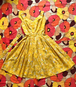 vintage 1950s Jerry Gilden sun dress {xs}