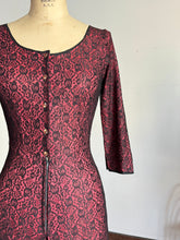 Load image into Gallery viewer, vintage 1960s lace jumpsuit lounge wear {xs}