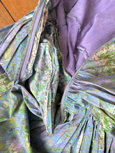 Load image into Gallery viewer, RARE vintage 1950s Marc Chagall novelty Evening Enchantment cotton dress {xs}