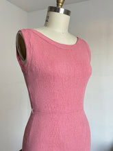 Load image into Gallery viewer, vintage 1960s pink knit dress {s-m}