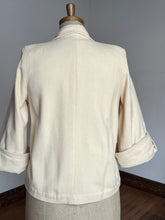 Load image into Gallery viewer, vintage 1950s cream cropped swing coat {up to XL}