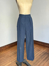 Load image into Gallery viewer, vintage 1950s wool trousers with watch pocket and subtle fleck 30&quot;W