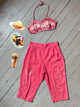 Load image into Gallery viewer, vintage 1950s homemade size zip capris {29”W}