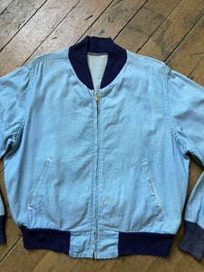 vintage 1950s chambray jacket