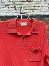 Load image into Gallery viewer, vintage 1950s 60s knit polo sweater