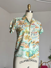 Load image into Gallery viewer, vintage 1950s 60s juniors Hawaiian shirt