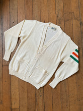 Load image into Gallery viewer, DEADSTOCK vintage 1950s cream letterman sweater