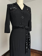 Load image into Gallery viewer, vintage 1940s sequin dress {s/m} AS-IS