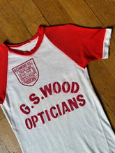Load image into Gallery viewer, vintage 1950s 60s opticians baseball jersey t shirt