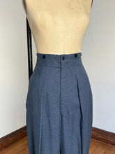 Load image into Gallery viewer, RARE vintage 1950s extra high waisted wool casual Hollywood trousers 34&quot;/35&quot;W