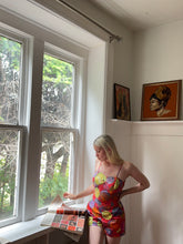 Load image into Gallery viewer, vintage 1950s 60s novelty top &amp; shorts set {s}