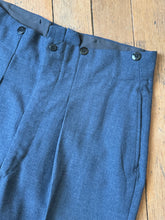 Load image into Gallery viewer, RARE vintage 1950s extra high waisted wool casual Hollywood trousers 34&quot;/35&quot;W