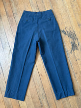 Load image into Gallery viewer, vintage 1950s wool trousers with watch pocket and subtle fleck 30&quot;W