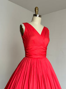 vintage 1950s Jerry Gilden sun dress {xxs}