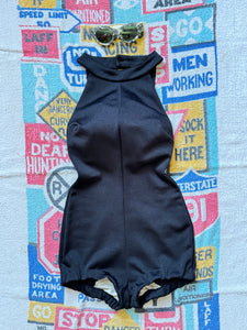 vintage 1960s black Cole of California swimsuit {xs-m}