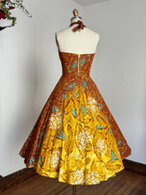 Load image into Gallery viewer, vintage 1950s Kamehameha sun dress {s}