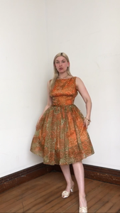 vintage 1950s Jerry Gilden dress {xxs}