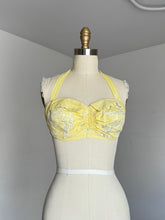 Load image into Gallery viewer, vintage 1950s halter bikini top {xs}