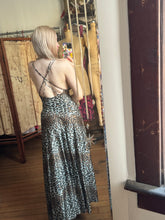 Load image into Gallery viewer, vintage 1970s Vanity Fair leopard jumpsuit {xs/s}