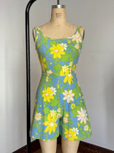 Load image into Gallery viewer, vintage 1960s LANZ floral terrycloth romper {xs}