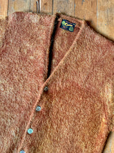Load image into Gallery viewer, vintage 1960s mohair cardigan sweater