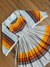 Load image into Gallery viewer, vintage 1960s linen sun dress set with shawl {xxs}