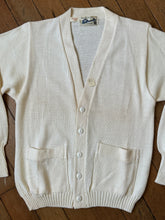 Load image into Gallery viewer, DEADSTOCK vintage 1950s cream letterman sweater