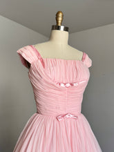 Load image into Gallery viewer, vintage 1950s pink prom dress {xs}