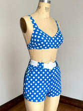 Load image into Gallery viewer, vintage 1960s polka dot bikini {xs-s}