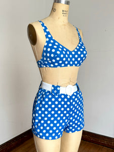 vintage 1960s polka dot bikini {xs-s}