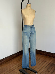 vintage 1970s Wranglers denim jeans 30W