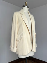 Load image into Gallery viewer, vintage 1950s cream cropped swing coat {up to XL}