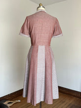 Load image into Gallery viewer, vintage 1940s two tone dress {L}