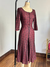Load image into Gallery viewer, vintage 1960s lace jumpsuit lounge wear {xs}