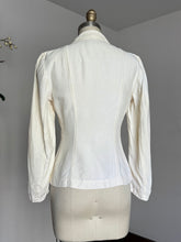 Load image into Gallery viewer, vintage 1940s WWII Women’s Naval WAVES button up blouse {s}