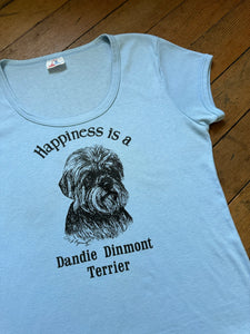 vintage 1970s terrier t shirt