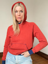 Load image into Gallery viewer, vintage 1970s color block sweatshirt hoodie