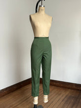 Load image into Gallery viewer, vintage 1960s green pants {xs}