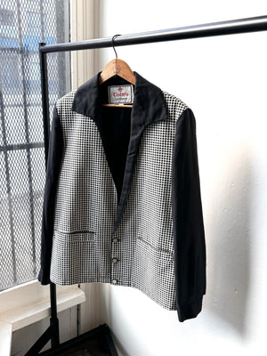vintage 1950s 60s black and white rockabilly jacket