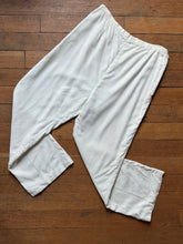 Load image into Gallery viewer, vintage 1960s white high waisted pants {31”W}