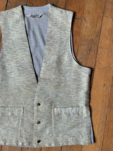 Load image into Gallery viewer, vintage 1950s gold metallic vest