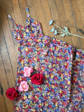 Load image into Gallery viewer, vintage 1930s floral maxi dress {xs}