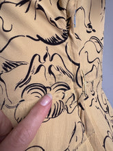 Load image into Gallery viewer, vintage 1940s novelty pony dress {m}