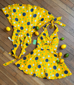 NOS vintage 1970s halter dress {s}