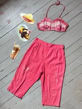 Load image into Gallery viewer, vintage 1950s homemade size zip capris {29”W}