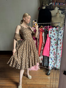 vintage 1950s Jerry Gilden dress set {xs}
