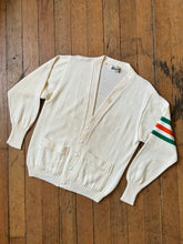 Load image into Gallery viewer, DEADSTOCK vintage 1950s cream letterman sweater