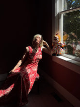Load image into Gallery viewer, vintage 1930s floral gown {s}