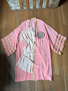 AS-IS vintage 1920s silk robe