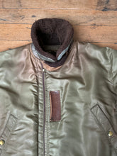 Load image into Gallery viewer, vintage 1950s nylon B-15 flight jacket bomber